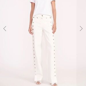Staud Carter White Pants